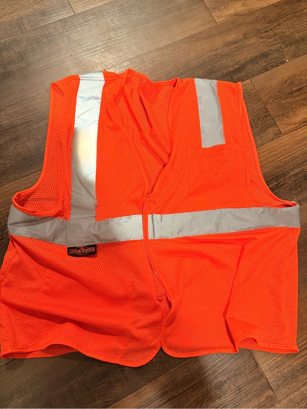 High-Visibility Safety Vest - Orange - Unbranded
